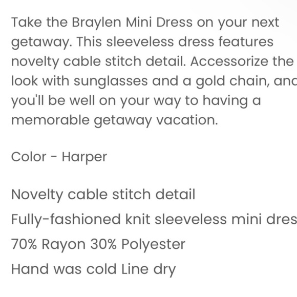 AMANDA UPRICHARD Braylen Cable Knit Sleeveless Sweater Dress. Size Small - Picture 12 of 13